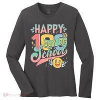 Cute Happy 100th Day Of School Women's Long Sleeve Shirt thumb 0