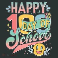 Cute Happy 100th Day Of School Women's T-Shirt thumb 6