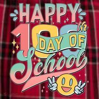 Cute Happy 100th Day Of School Men's Flannel Plaid Pajama Pants thumb 2