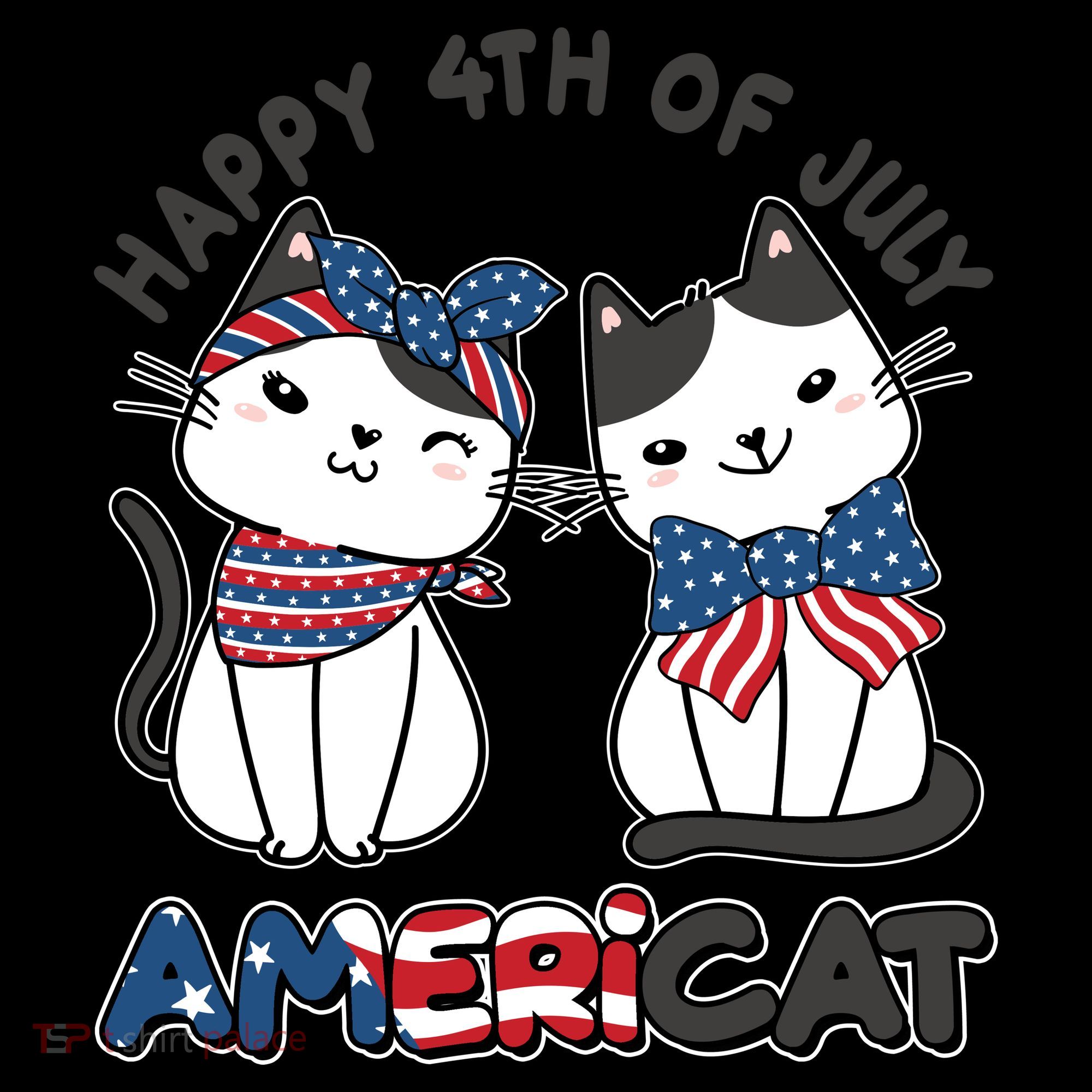 Cute Happy 4th Of July Americat Coffee Mug