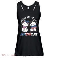 Cute Happy 4th Of July Americat Ladies Essential Flowy Tank thumb 0