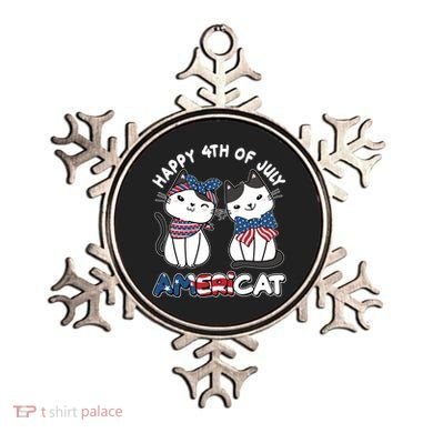 Cute Happy 4th Of July Americat Ornament