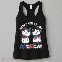 Cute Happy 4th Of July Americat Women's Tank Top thumb 3