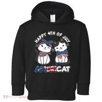 Cute Happy 4th Of July Americat Toddler Hoodie thumb 0
