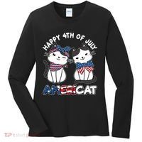 Cute Happy 4th Of July Americat Women's Long Sleeve Shirt thumb 0