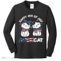 Cute Happy 4th Of July Americat Kids Long Sleeve Shirt thumb 0