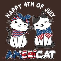 Cute Happy 4th Of July Americat T-Shirt thumb 7
