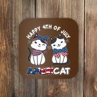 Cute Happy 4th Of July Americat Coaster thumb 0