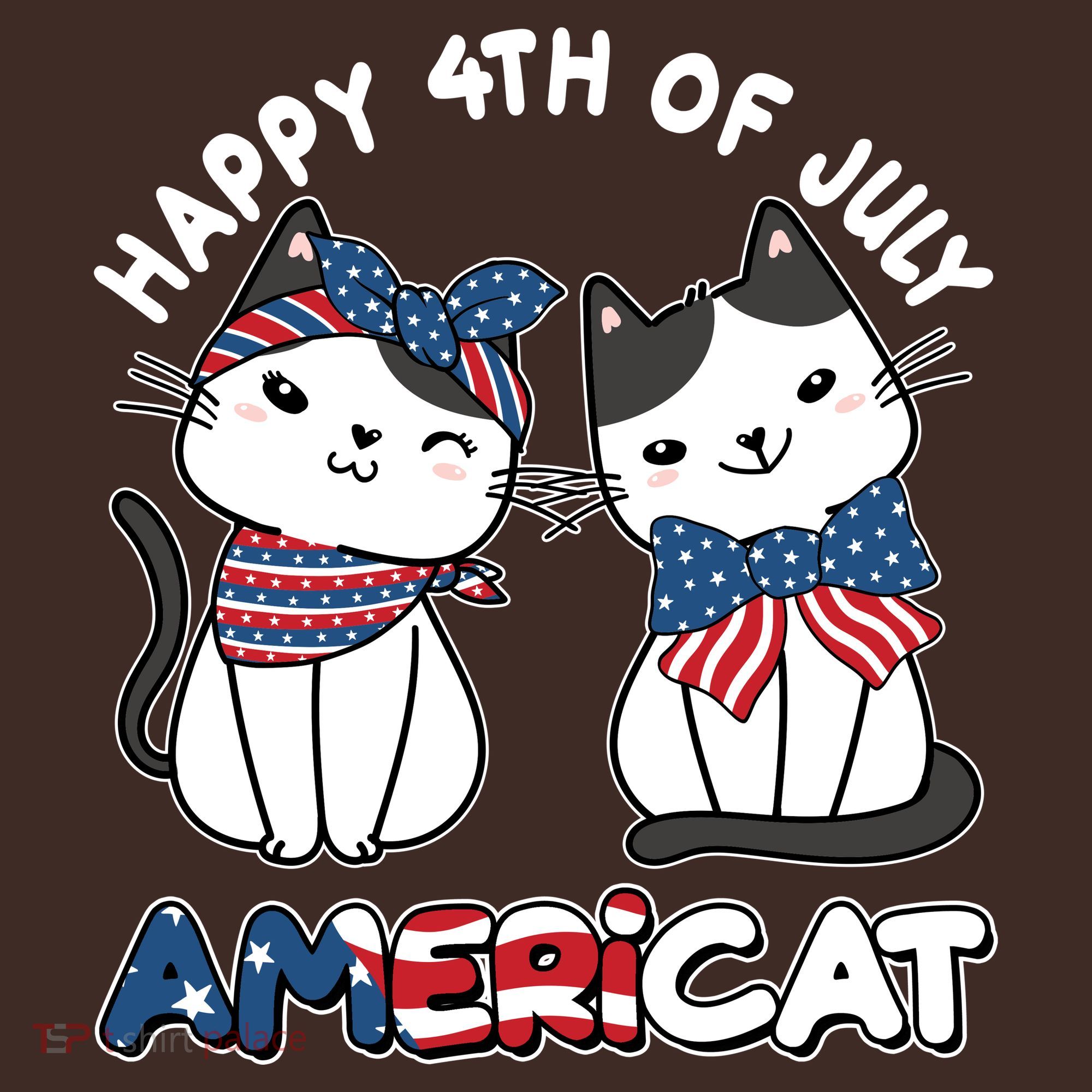 Cute Happy 4th Of July Americat Baby Bodysuit