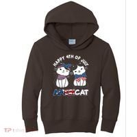 Cute Happy 4th Of July Americat Kids Hoodie thumb 0