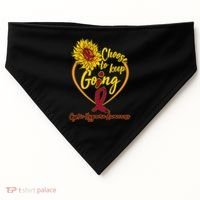 Cystic Hygroma Awareness Choose To Keep Going USA-Made Doggie Bandana thumb 0