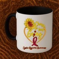 Cystic Hygroma Awareness Choose To Keep Going Coffee Mug thumb 2