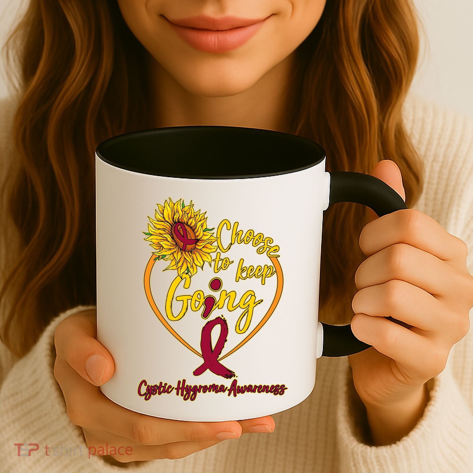 Cystic Hygroma Awareness Choose To Keep Going Coffee Mug