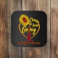 Cystic Hygroma Awareness Choose To Keep Going Coaster thumb 0