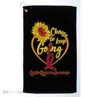 Cystic Hygroma Awareness Choose To Keep Going Golf Towel thumb 0