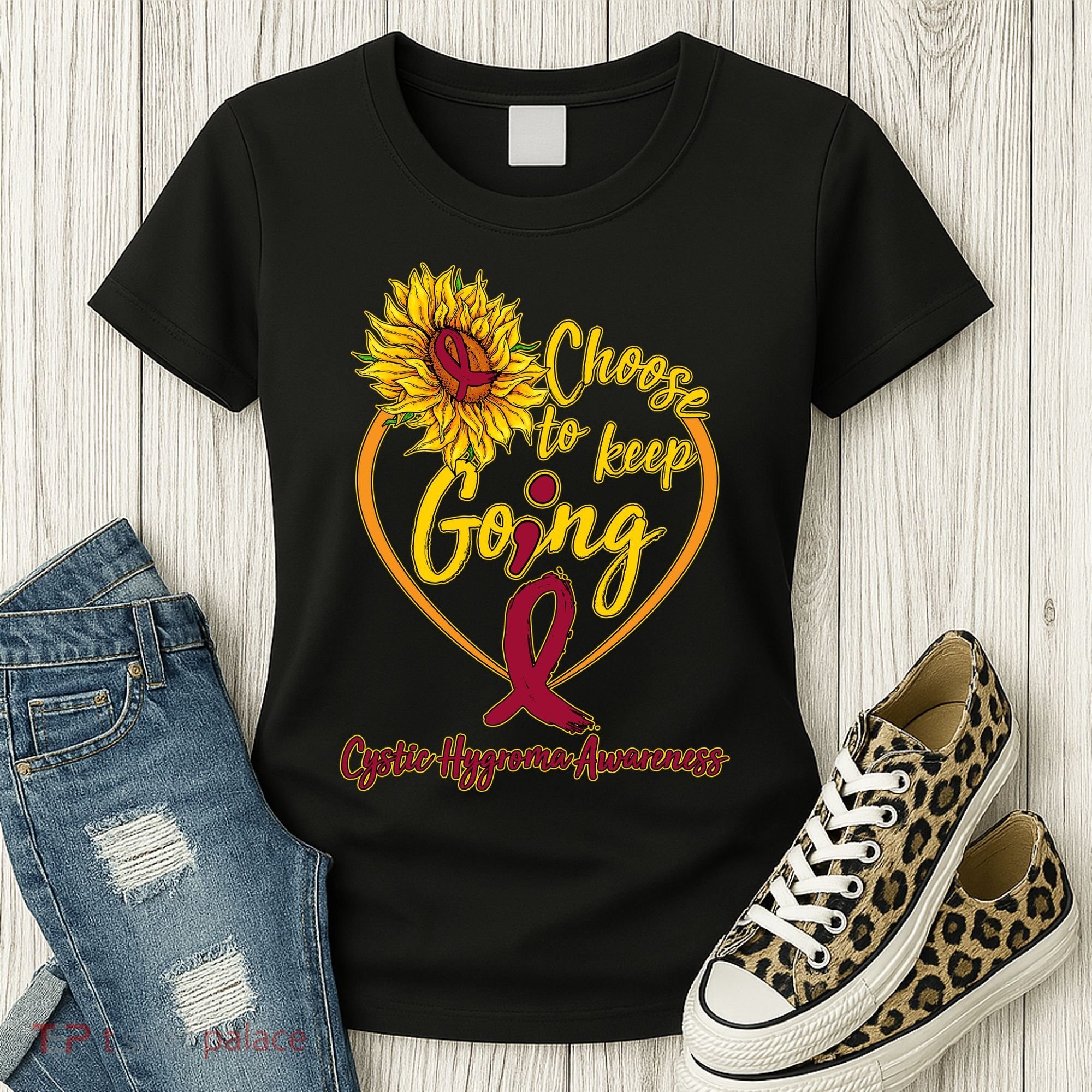 Cystic Hygroma Awareness Choose To Keep Going Women's T-Shirt