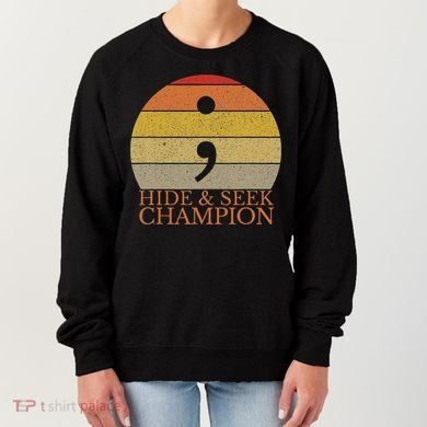 Coder Hide And Seek Champion Semi Colon Coding Programmer Women's Sweatshirt