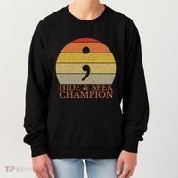 Coder Hide And Seek Champion Semi Colon Coding Programmer Women's Sweatshirt thumb 0