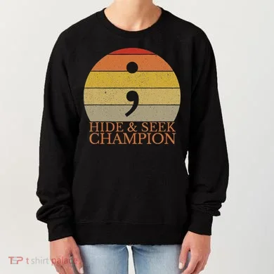 Coder Hide And Seek Champion Semi Colon Coding Programmer Women's Sweatshirt