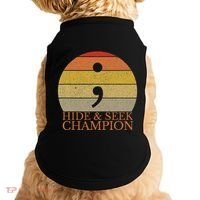 Coder Hide And Seek Champion Semi Colon Coding Programmer Doggie Tank thumb 0