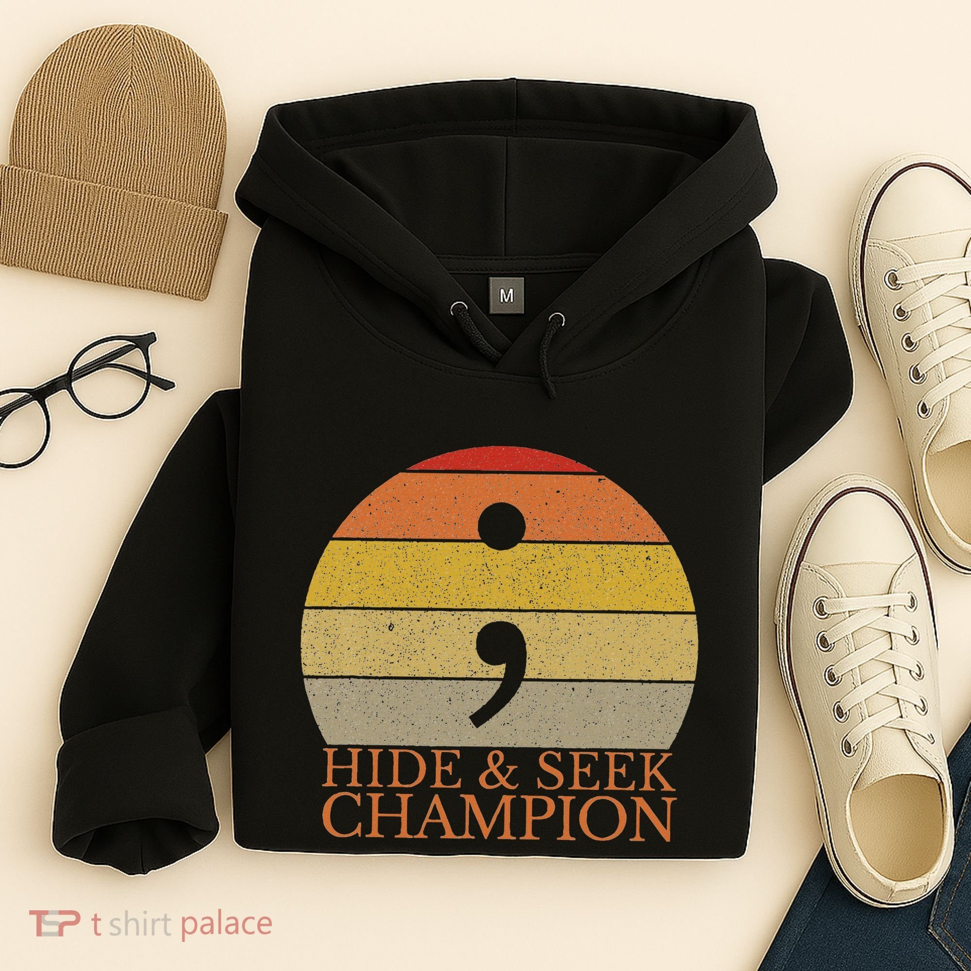 Coder Hide And Seek Champion Semi Colon Coding Programmer Hoodie
