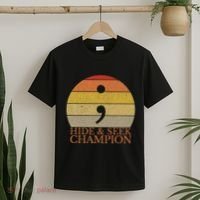 Coder Hide And Seek Champion Semi Colon Coding Programmer T-Shirt thumb 2