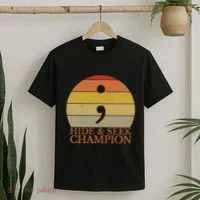 Coder Hide And Seek Champion Semi Colon Coding Programmer T-Shirt thumb 2