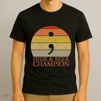 Coder Hide And Seek Champion Semi Colon Coding Programmer T-Shirt thumb 3