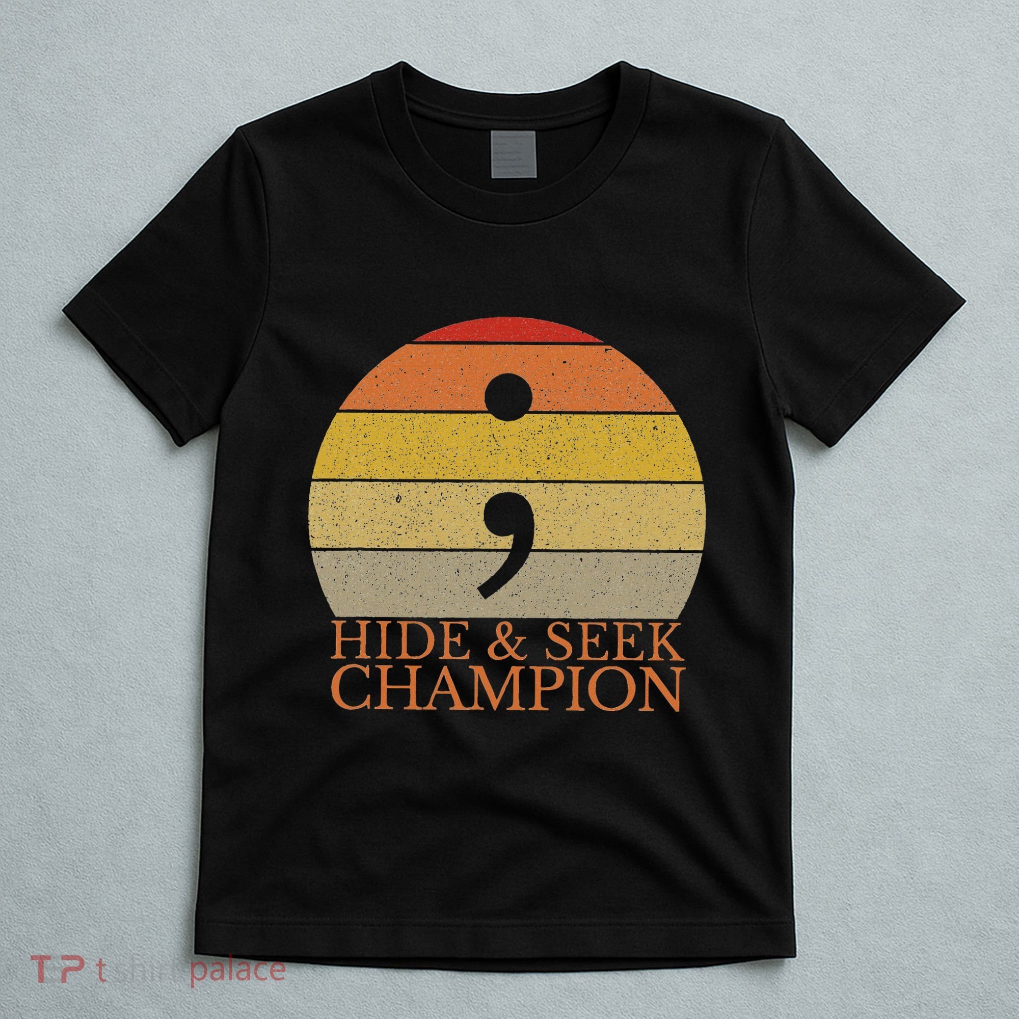 Coder Hide And Seek Champion Semi Colon Coding Programmer T-Shirt