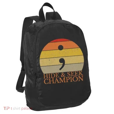 Coder Hide And Seek Champion Semi Colon Coding Programmer Port Authority Crush Ripstop Backpack