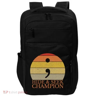 Coder Hide And Seek Champion Semi Colon Coding Programmer Impact Tech Backpack