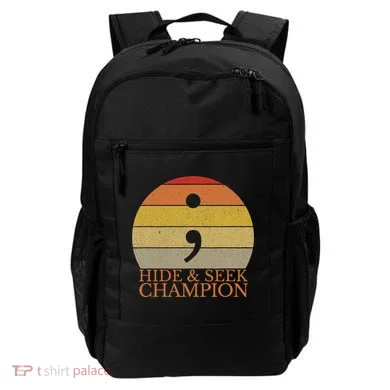 Coder Hide And Seek Champion Semi Colon Coding Programmer Backpack