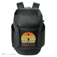 Coder Hide And Seek Champion Semi Colon Coding Programmer Sport-Tek Club Rec Backpack thumb 0