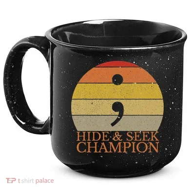 Coder Hide And Seek Champion Semi Colon Coding Programmer 15oz Campfire Ceramic Mug