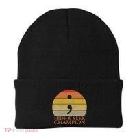 Coder Hide And Seek Champion Semi Colon Coding Programmer Beanie thumb 0