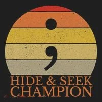 Coder Hide And Seek Champion Semi Colon Coding Programmer Beanie thumb 2