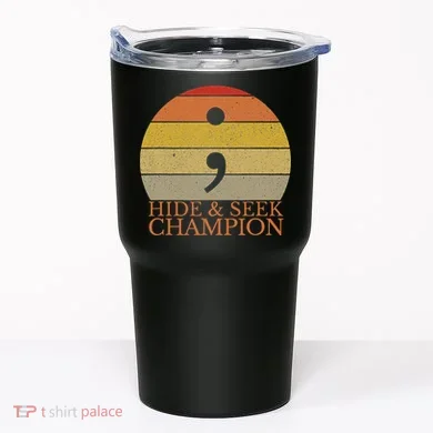 Coder Hide And Seek Champion Semi Colon Coding Programmer Tumbler