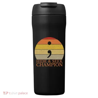 Coder Hide And Seek Champion Semi Colon Coding Programmer 24oz Duet Stainless Steel Tumbler