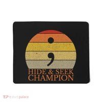 Coder Hide And Seek Champion Semi Colon Coding Programmer Mousepad thumb 0