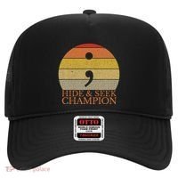 Coder Hide And Seek Champion Semi Colon Coding Programmer Hat thumb 0