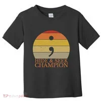 Coder Hide And Seek Champion Semi Colon Coding Programmer Toddler T-Shirt thumb 0