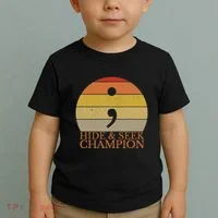 Coder Hide And Seek Champion Semi Colon Coding Programmer Toddler T-Shirt thumb 2
