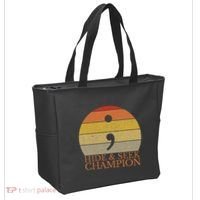 Coder Hide And Seek Champion Semi Colon Coding Programmer Tote Bag thumb 2