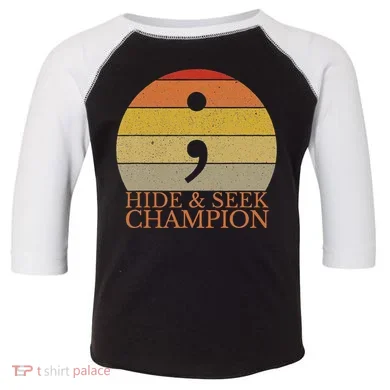 Coder Hide And Seek Champion Semi Colon Coding Programmer Toddler Fine Jersey T-Shirt