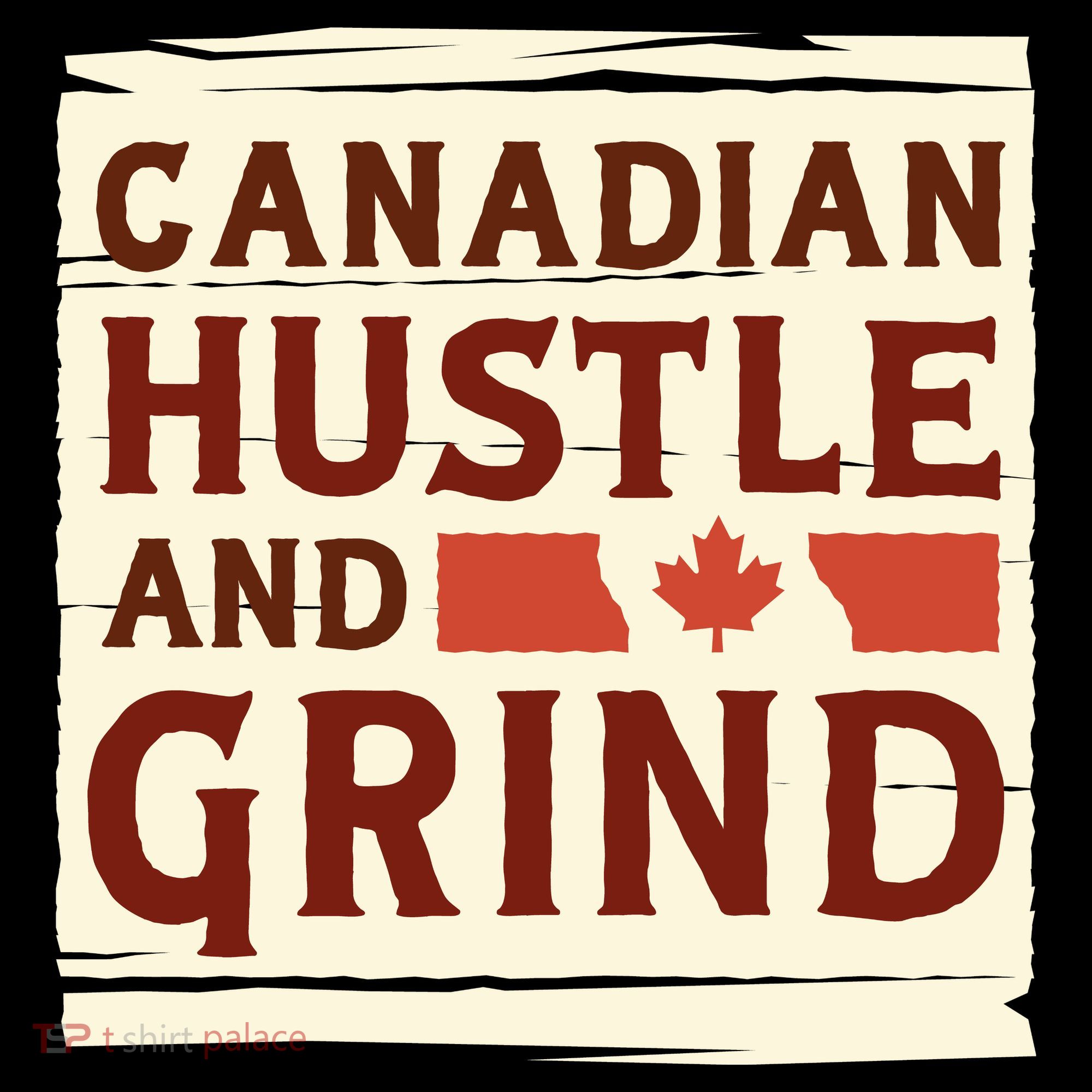 Canadian Hustle And Grind Women's Hoodie