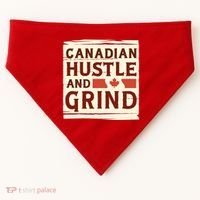Canadian Hustle And Grind USA-Made Doggie Bandana thumb 0