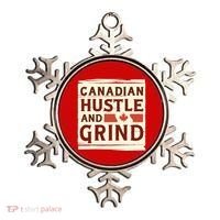 Canadian Hustle And Grind Ornament thumb 0