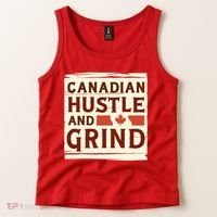Canadian Hustle And Grind Tank Top thumb 2