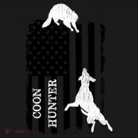Coon Hunting American Flag Dog Doggie Tank thumb 4