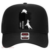 Coon Hunting American Flag Dog Hat thumb 0